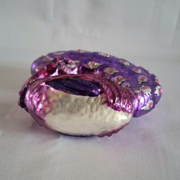 Lot of 3 Purple Christmas Ornaments - Picture 5 of 10